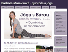 Tablet Screenshot of barbora.uzdravi.cz